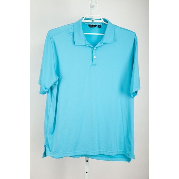 Walter Hagen Polo Shirt Mens Extra Large Blue Short Sleeves Golf - Picture 1 of 8